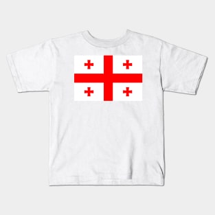 Flag of Georgia Kids T-Shirt